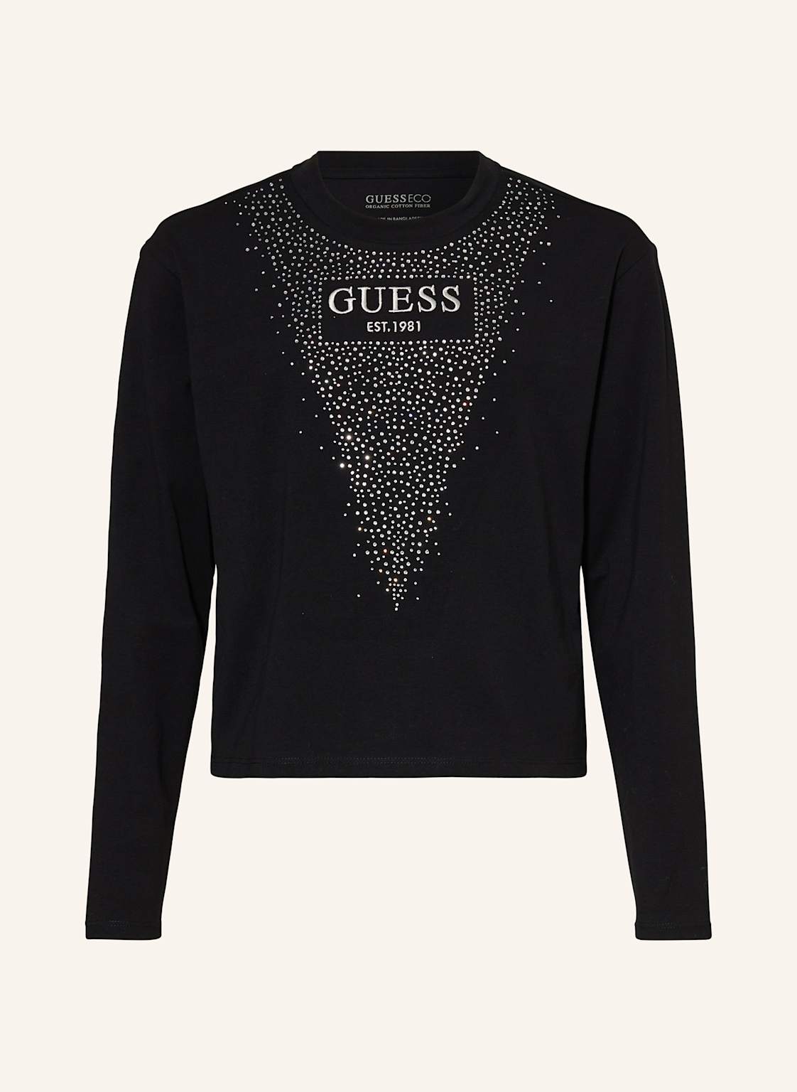 Guess Longsleeve schwarz von Guess