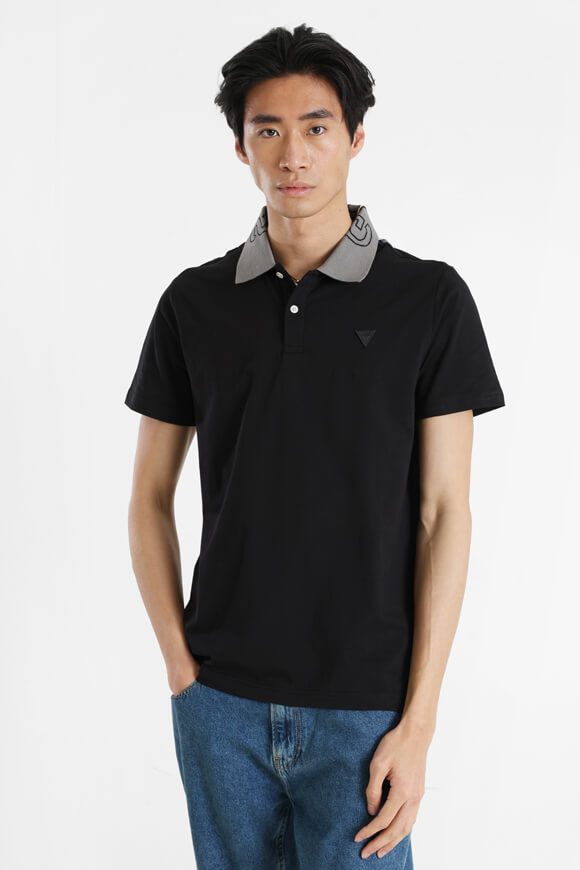 Guess Nolan Poloshirt | Jet Black | Herren  | L von Guess