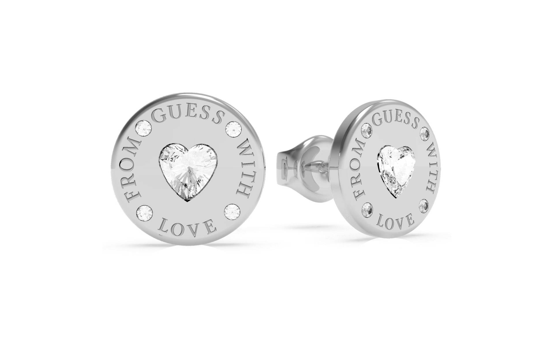 Guess Paar Ohrstecker »With Love Edelstah« von Guess