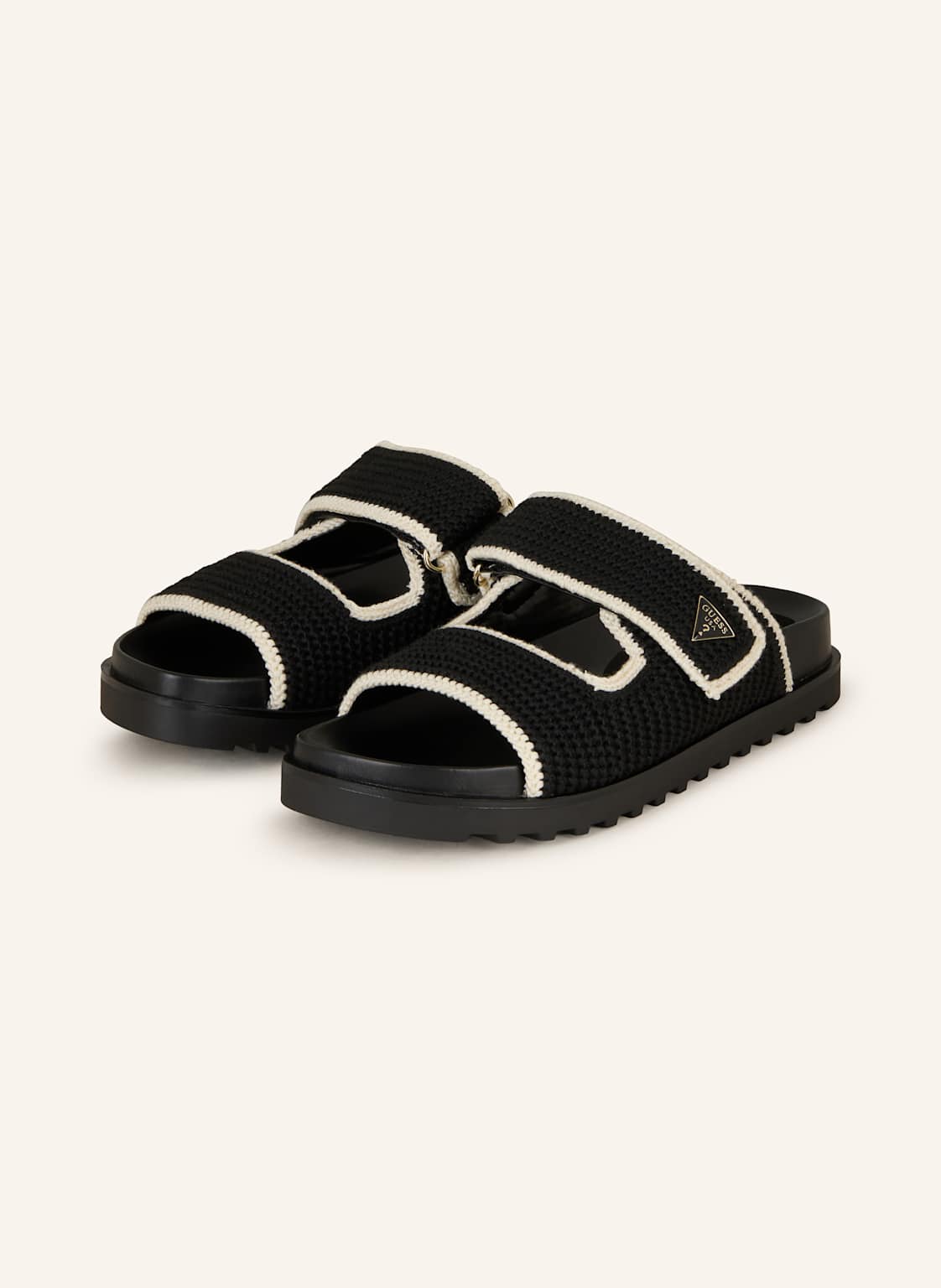 Guess Pantoletten Fadenna schwarz Guess Pantoletten Fadenna schwarz von Guess