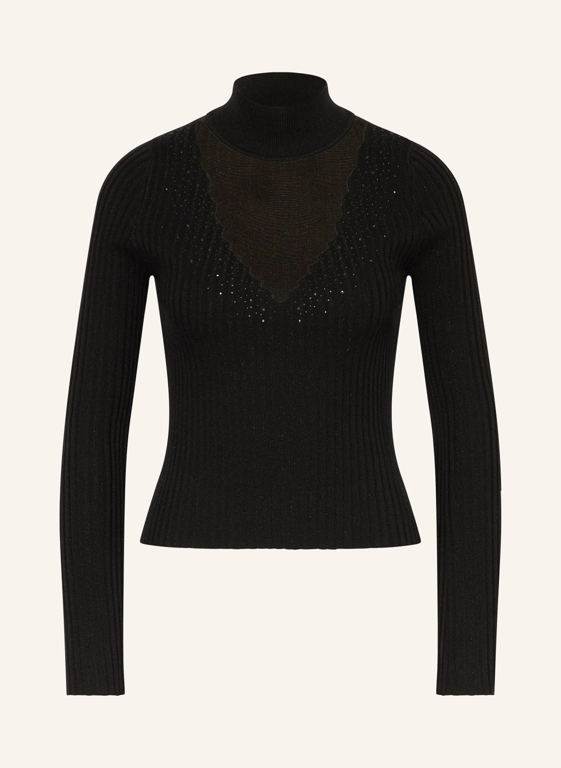 Guess Pullover Mit Glitzergarn Und Schmucksteinen schwarz Guess Pullover Mit Glitzergarn Und Schmucksteinen schwarz von Guess