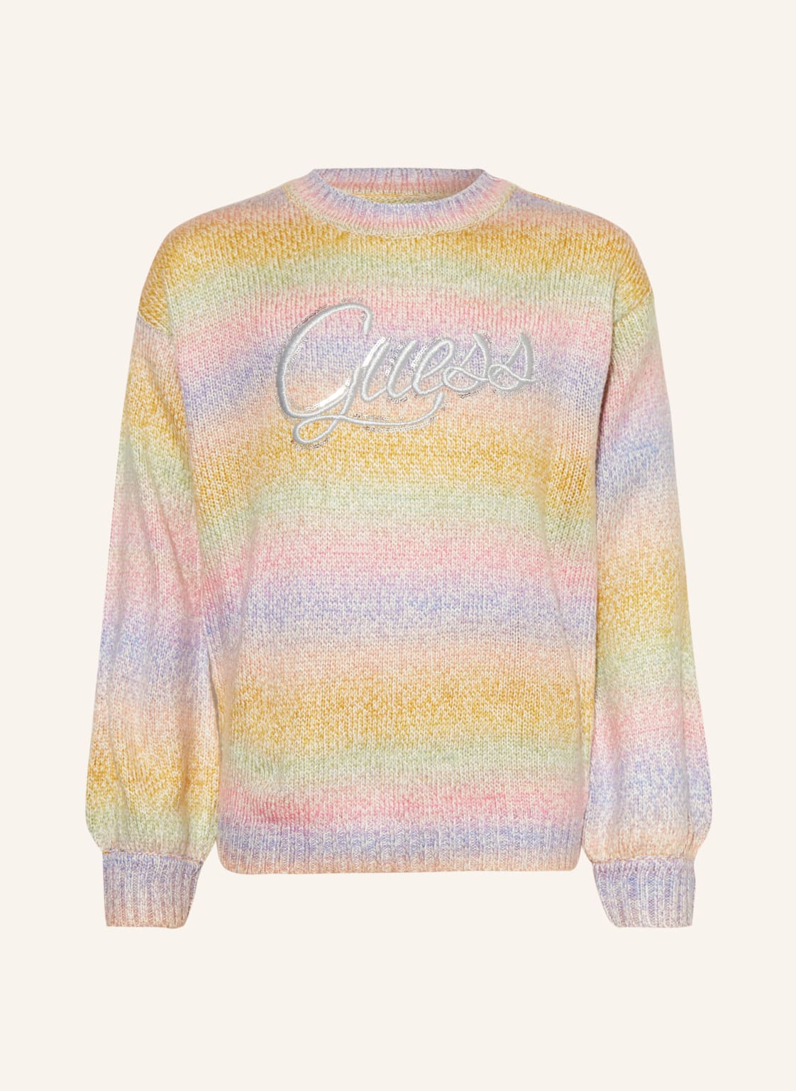 Guess Pullover Mit Pailletten rosa von Guess