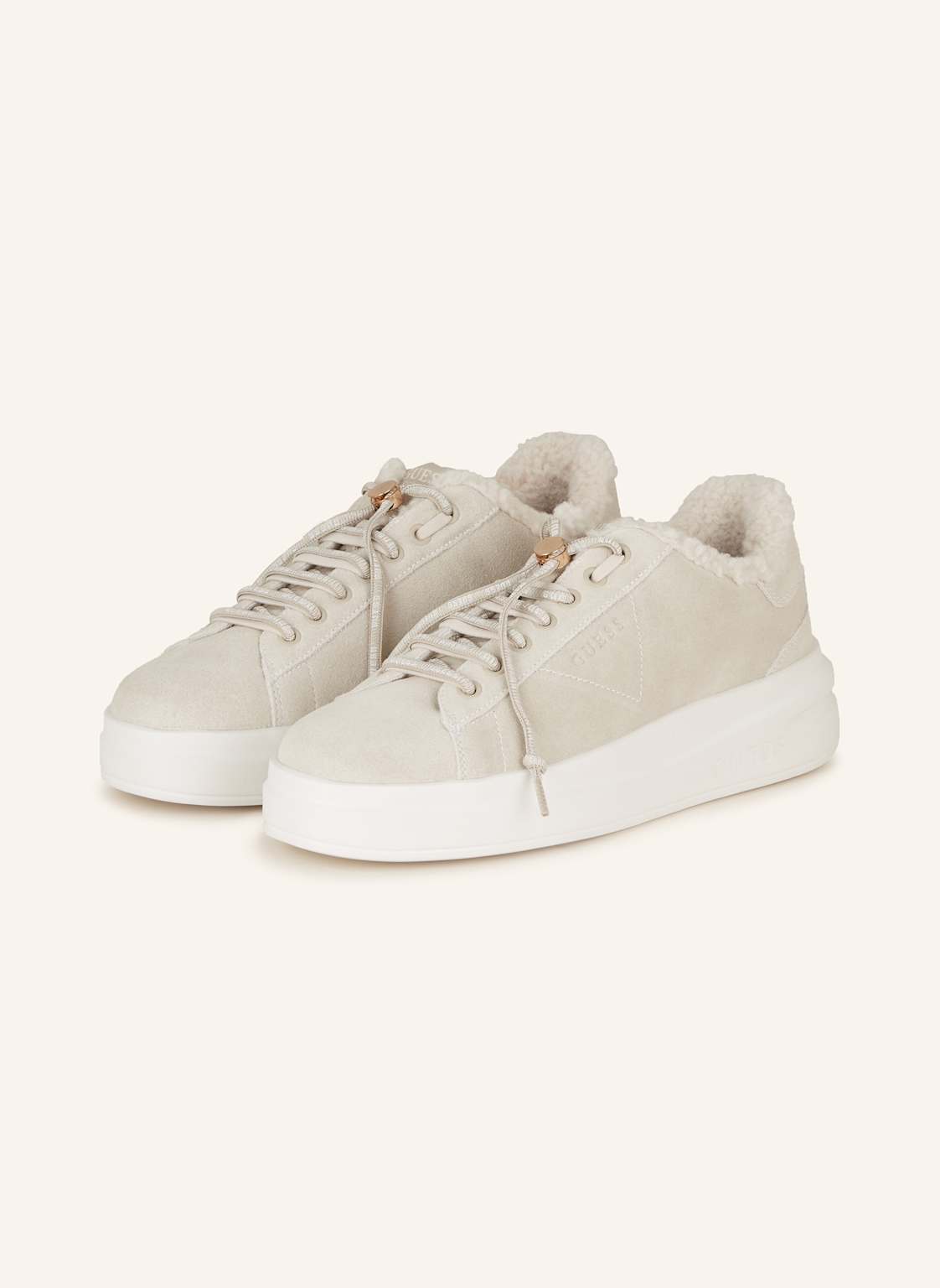 Guess Sneaker Elbina beige von Guess