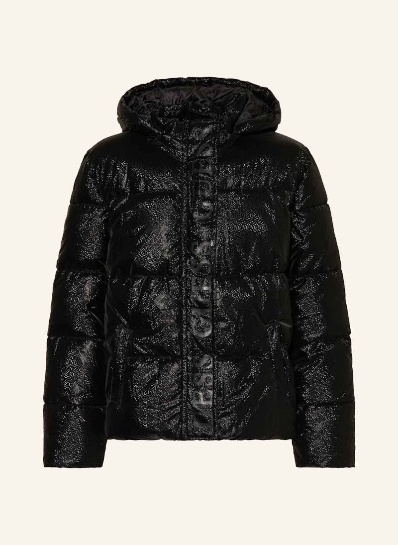 Guess Steppjacke Mit Abnehmbarer Kapuze schwarz von Guess