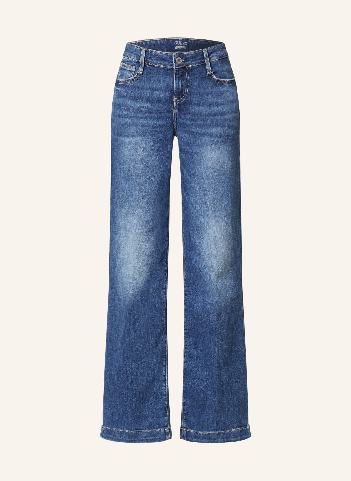 Guess Straight Jeans Sexy Palazzo blau von Guess