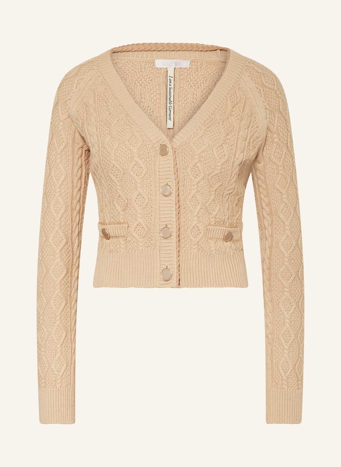 Guess Strickjacke Isabelle beige von Guess