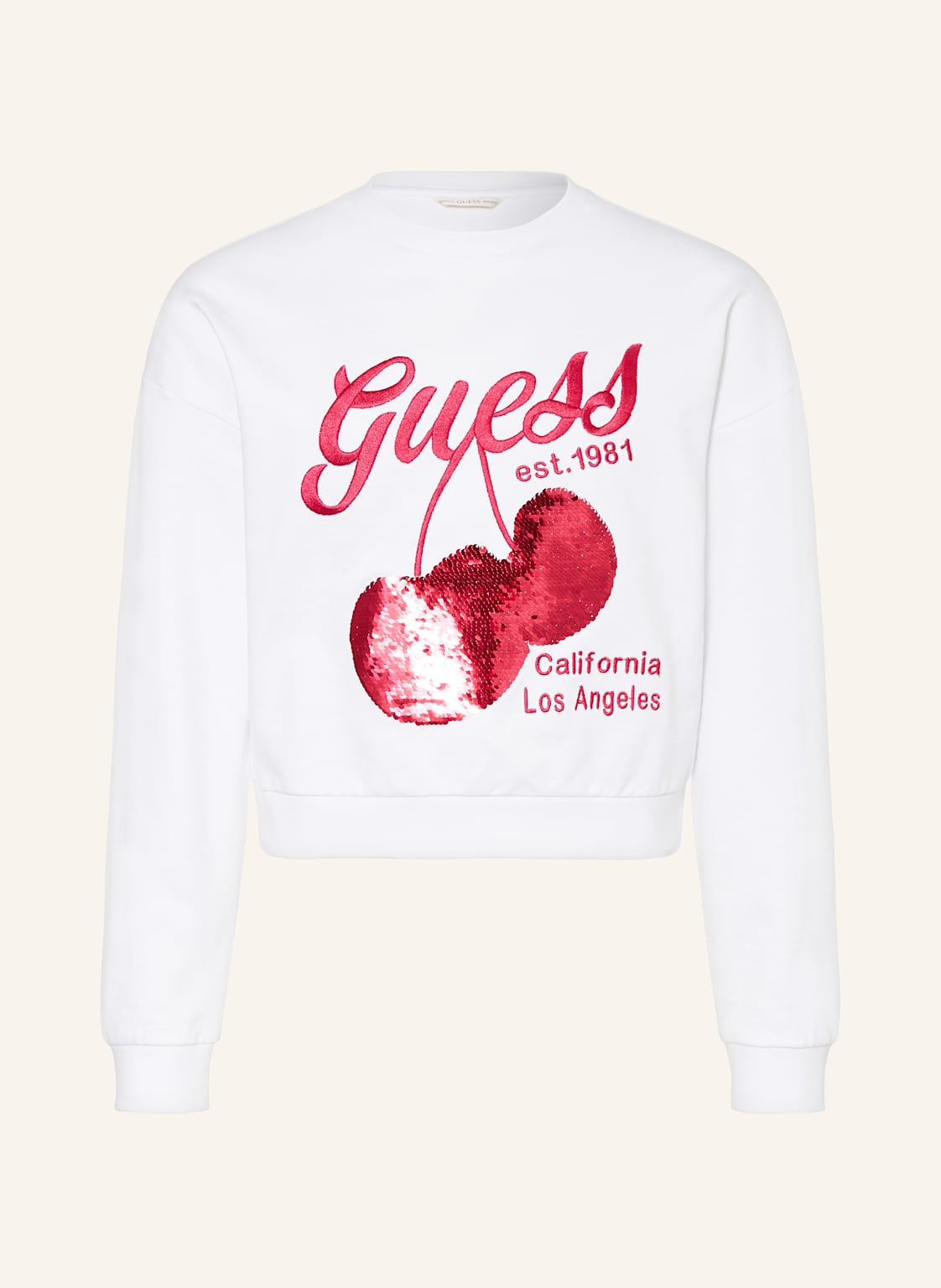 Guess Sweatshirt weiss von Guess