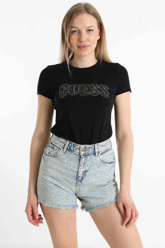 Guess T-Shirt | Jet Black | Damen  | L von Guess