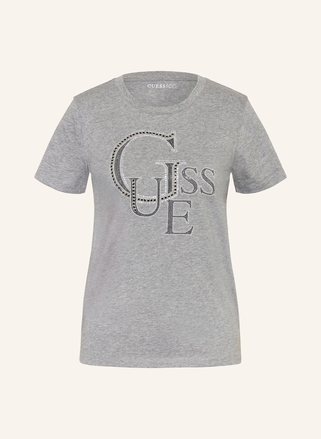 Guess T-Shirt Mit Schmucksteinen grau von Guess