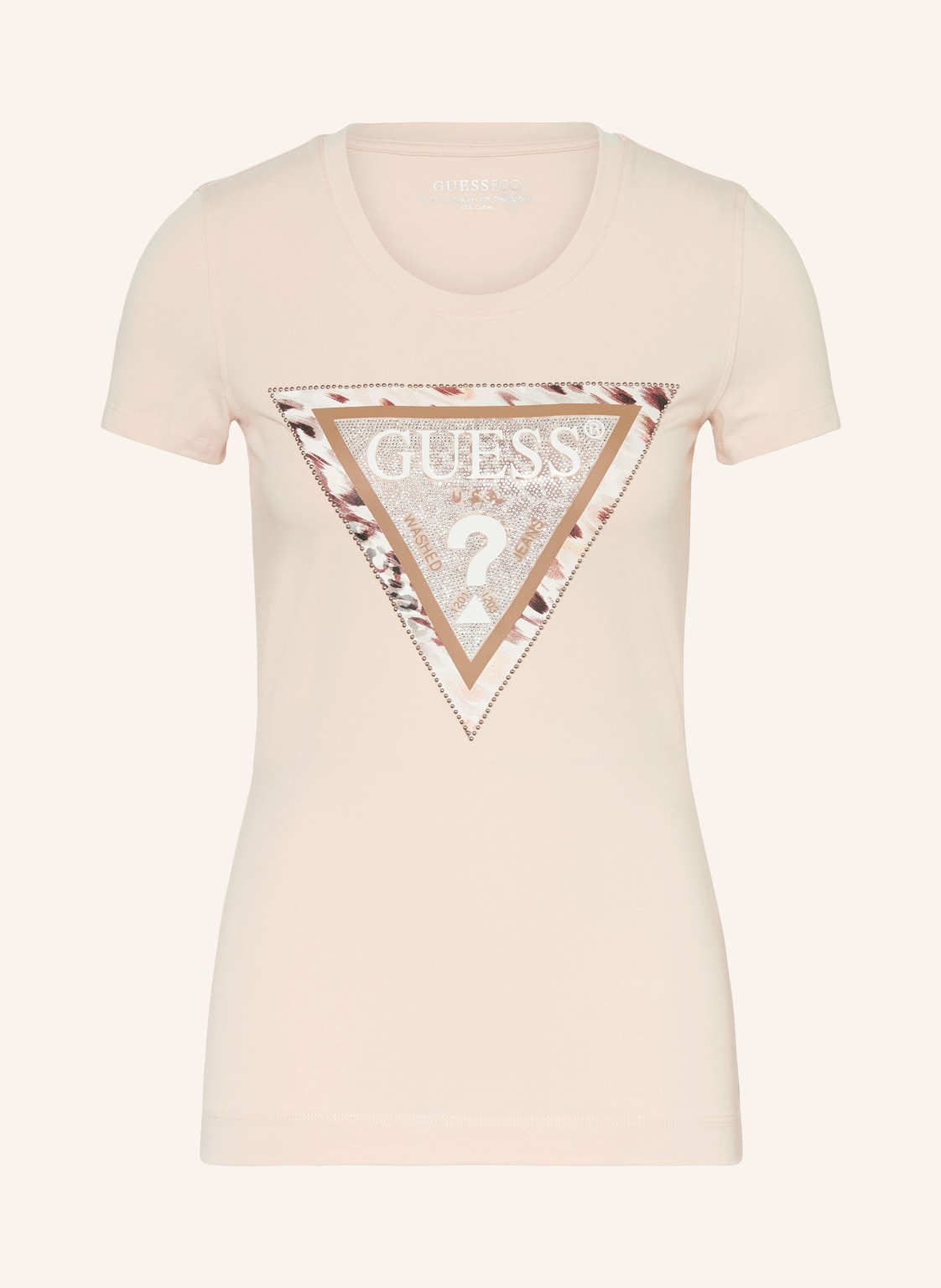 Guess T-Shirt Mit Schmucksteinen rosa Guess T-Shirt Mit Schmucksteinen rosa von Guess