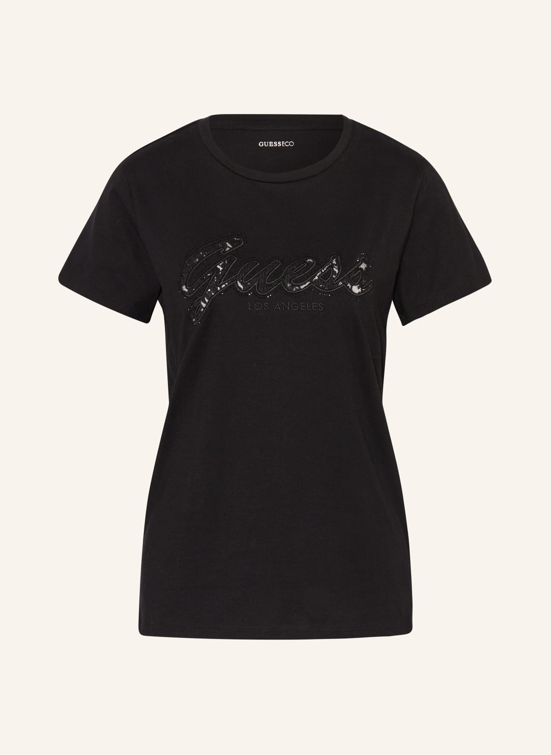 Guess T-Shirt Mit Schmucksteinen schwarz Guess T-Shirt Mit Schmucksteinen schwarz von Guess