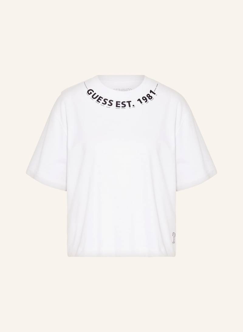 Guess T-Shirt Mit Schmucksteinen weiss von Guess