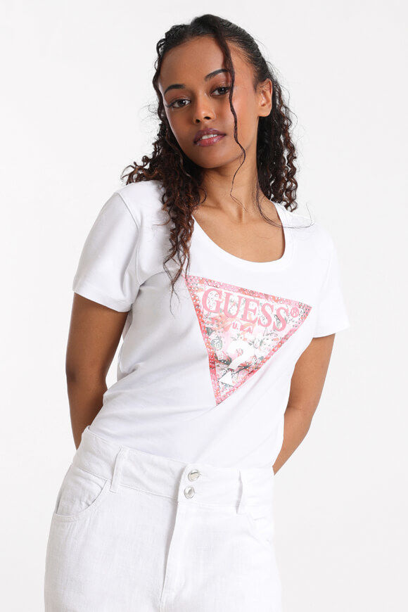 Guess T-Shirt | Pure White | Damen  | M von Guess