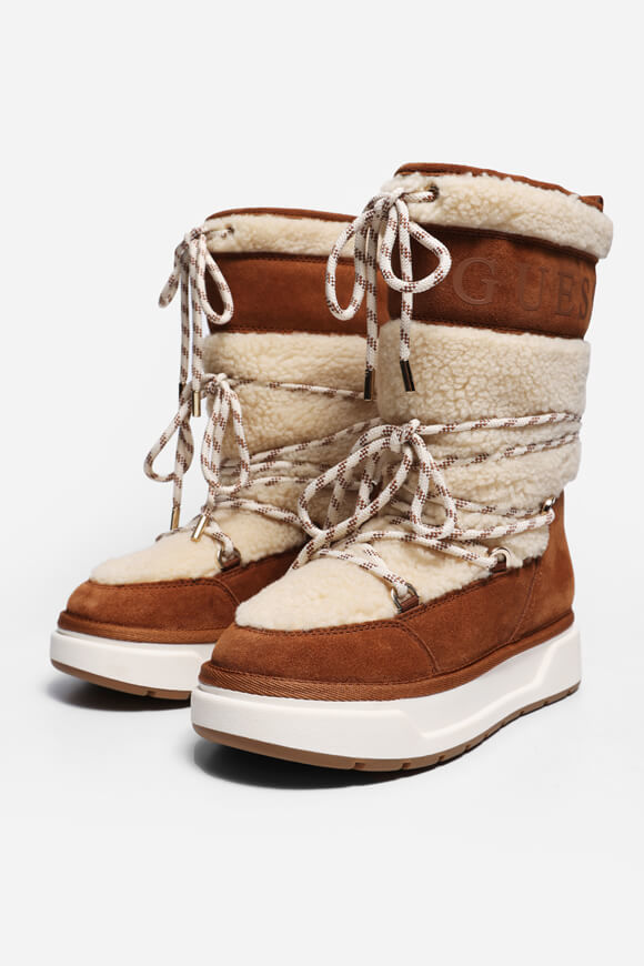 Guess Undelo Plateau Winterstiefel | Ivory | Damen  | EU36 von Guess