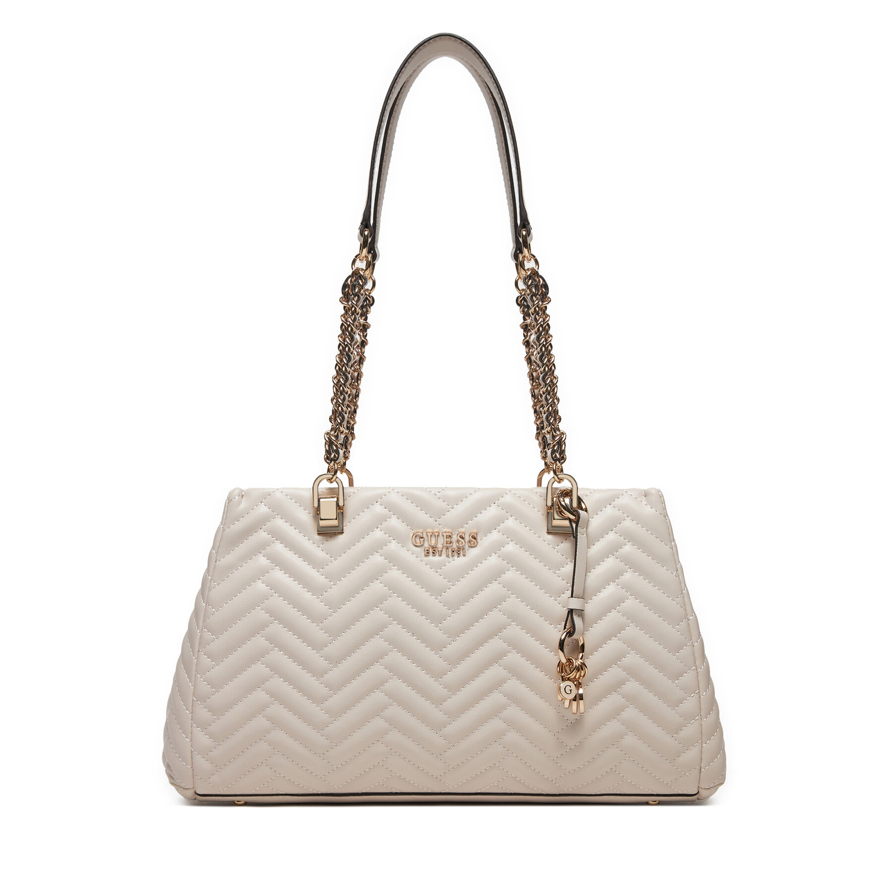 Handtasche Guess HWQG95 08090 Écru von Guess