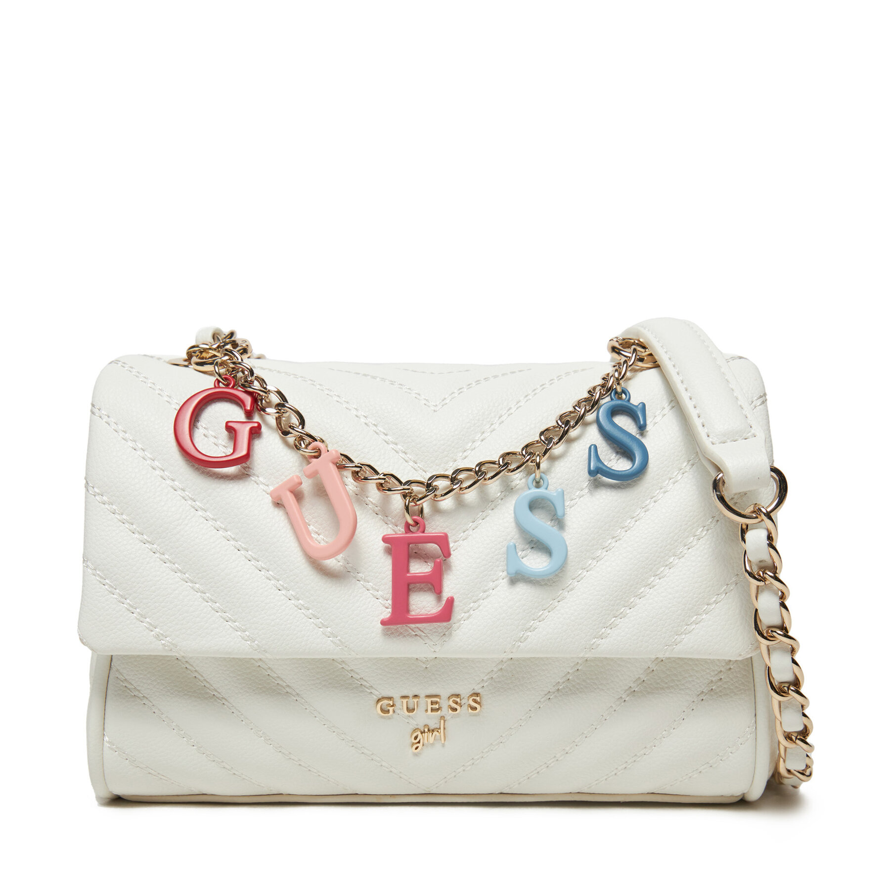 Handtasche Guess J4YZ45 WFZL0 Écru von Guess