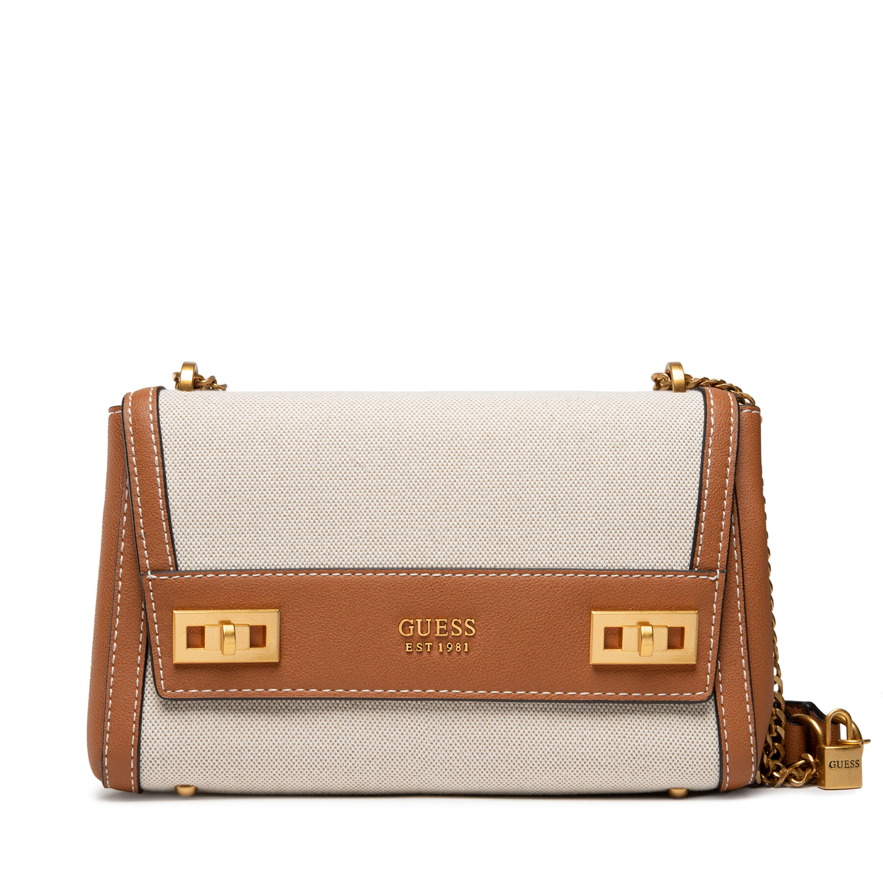 Handtasche Guess Katey Flap Shoulder Bag HWHA78 70190 Beige von Guess