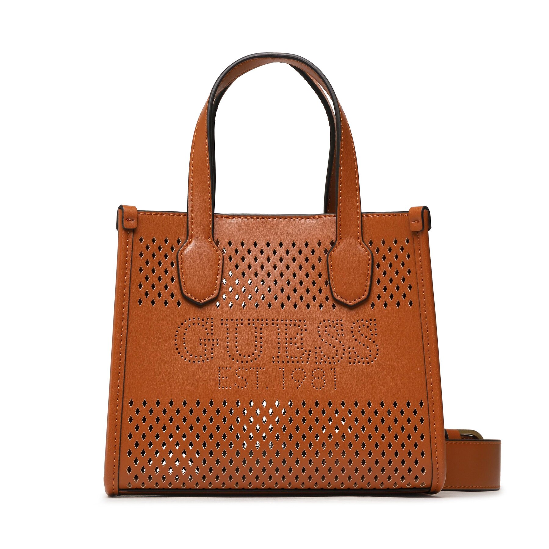 Handtasche Guess Katey Perf (WH) Mini Bags HWWH87 69760 Braun von Guess