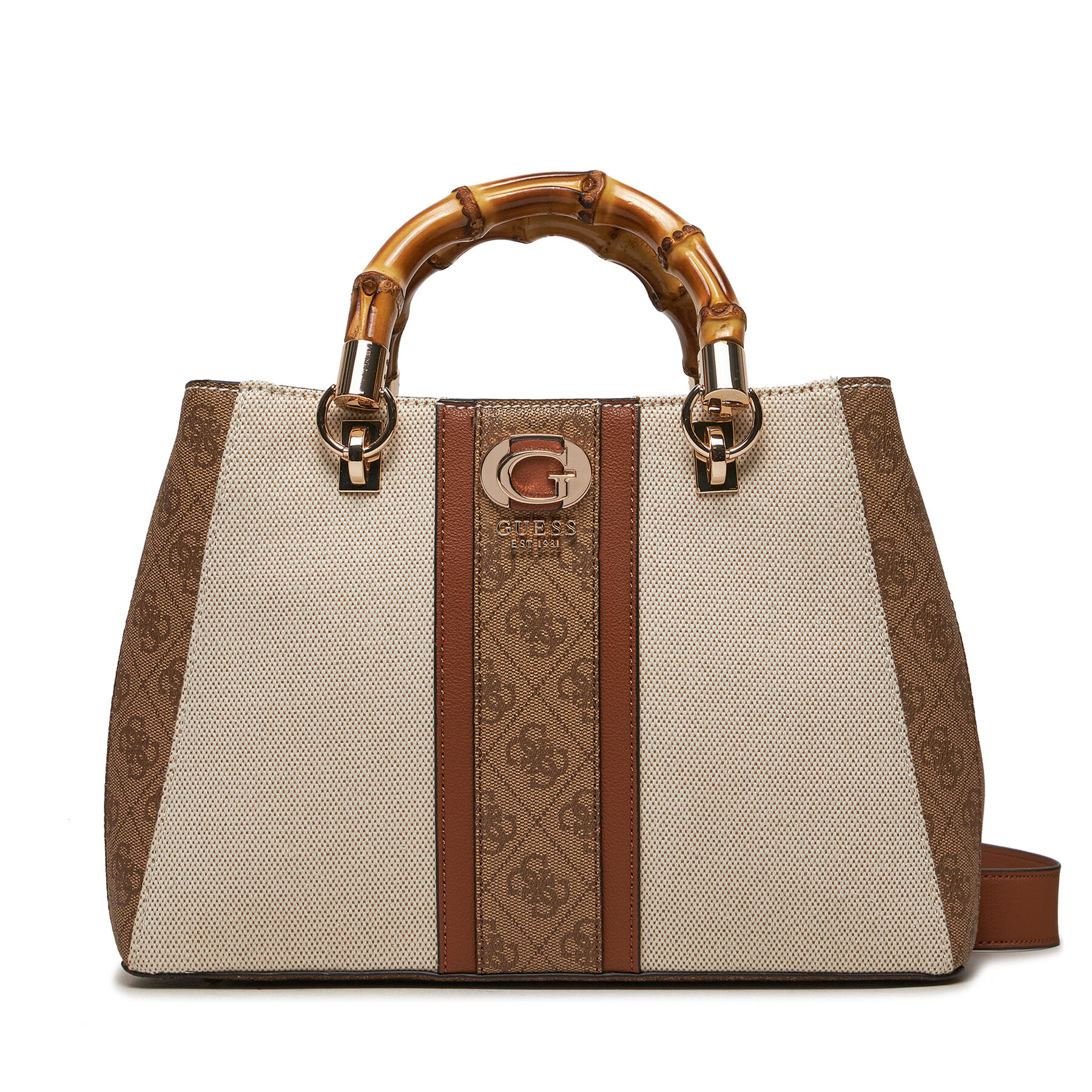 Handtasche Guess Kerima (Ag) HWAG93 37060 Écru von Guess