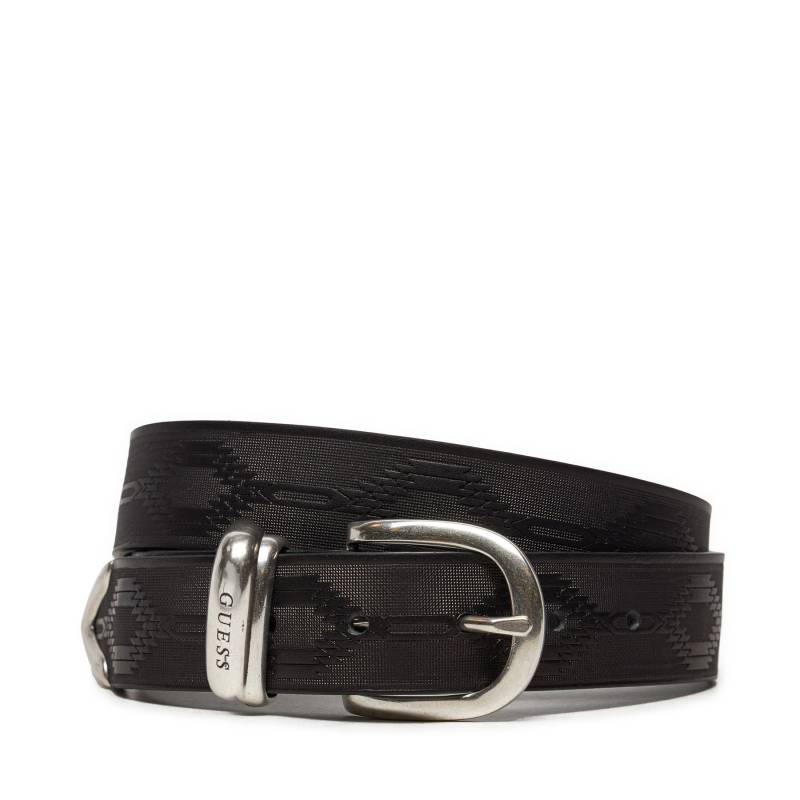 Herrengürtel Guess Designed Folk Belt M4BZ32 L0VH0 Schwarz von Guess