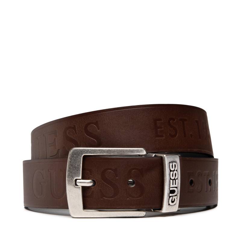 Herrengürtel Guess Reversible Belt M3RZ12 L0S80 Schwarz von Guess