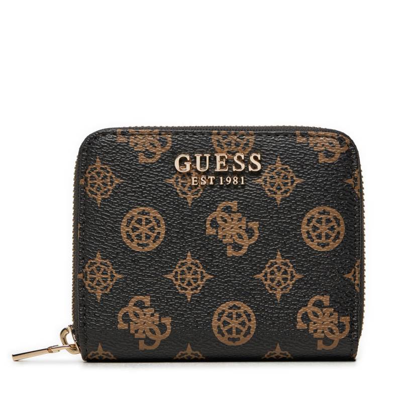 Kleine Damen Geldbörse Guess Laurel Slg Large Zip SWPG85 00137 Braun von Guess