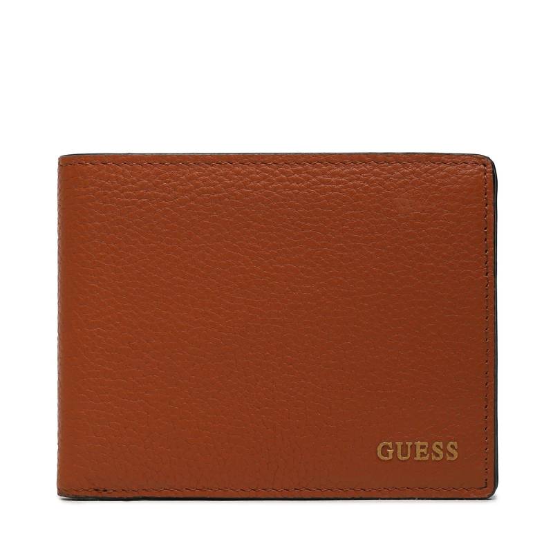 Kleine Herren Geldbörse Guess SMRIVI LEA20 Braun von Guess