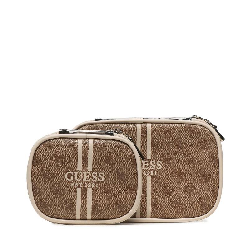 Kosmetiktaschen-Set Guess Mildred (B) Travel TWB896 29010 Beige von Guess