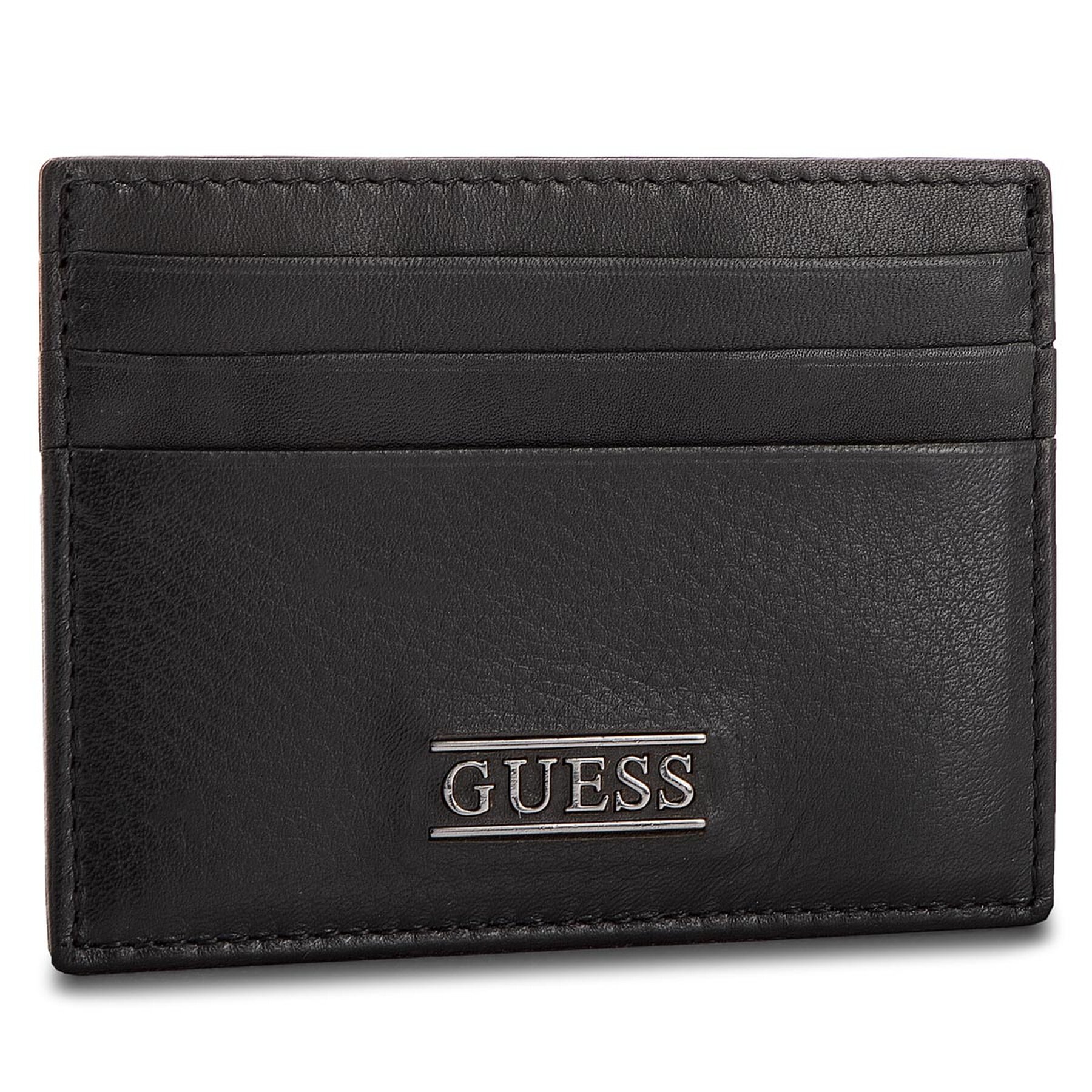 Kreditkartenetui Guess New Boston Card Case SM2420 LEA25 Schwarz von Guess