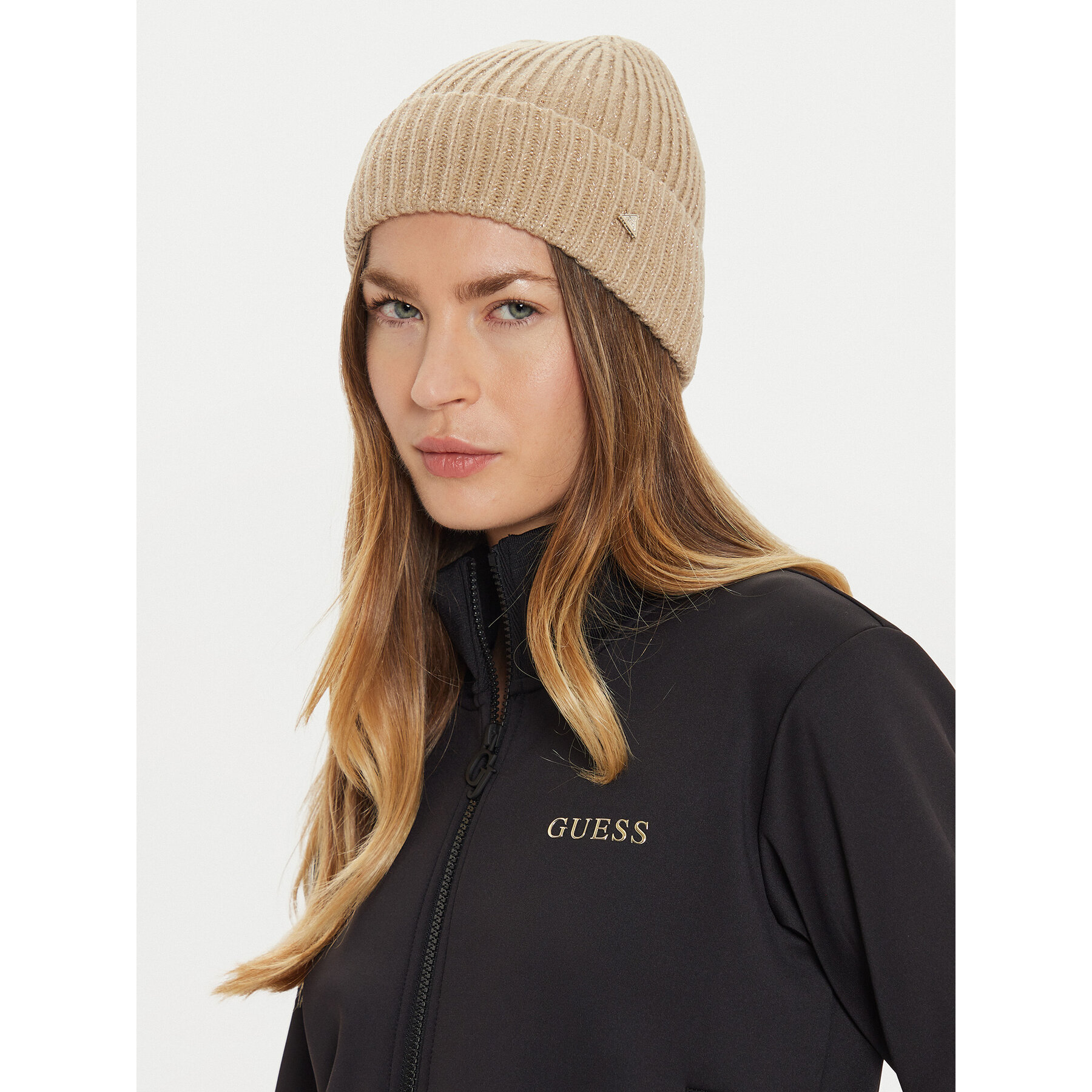 Mütze Guess AW5236 WOL01 Beige von Guess