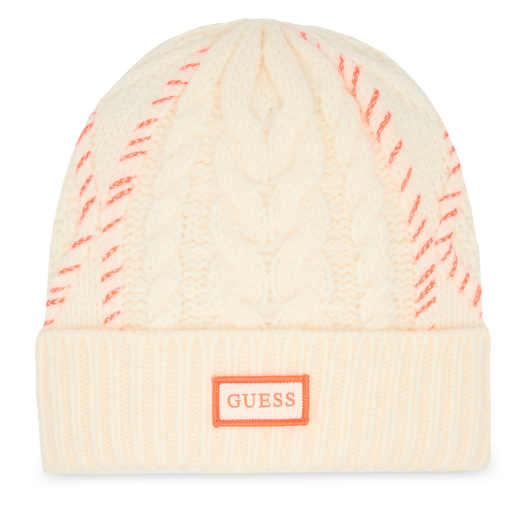 Mütze Guess AW9972 WOL01 Écru von Guess