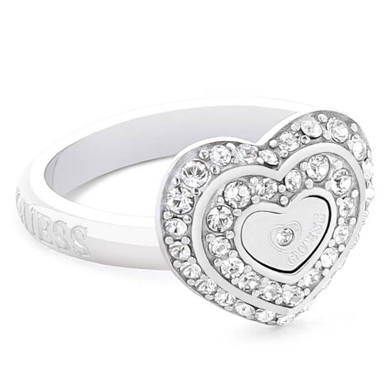 Ring Guess JUBR04 034JW Silber rhodiniert von Guess