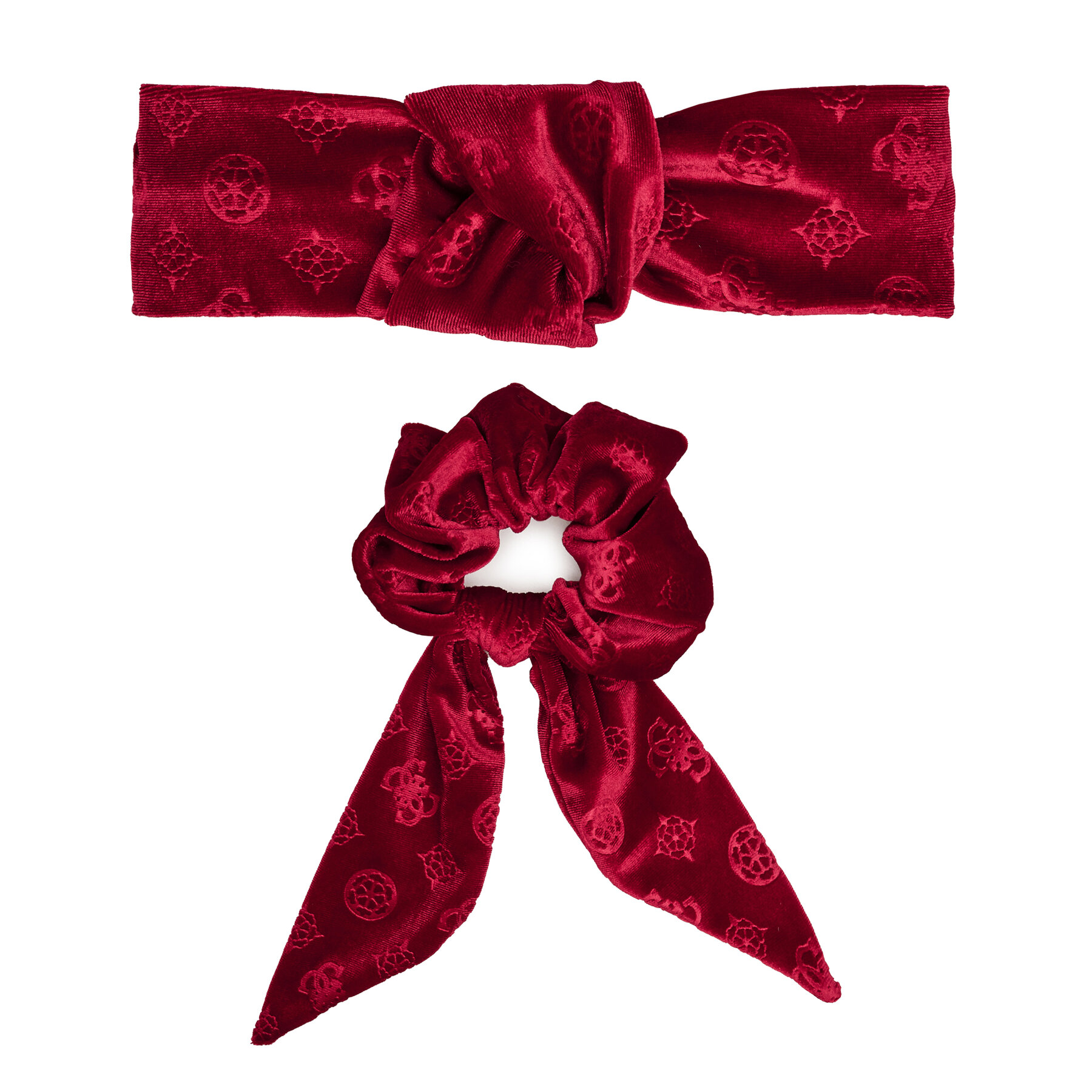 Set Haarreif und Haargummi Guess GFBOXW P4103 Dunkelrot Set Haarreif und Haargummi Guess GFBOXW P4103 Dunkelrot von Guess