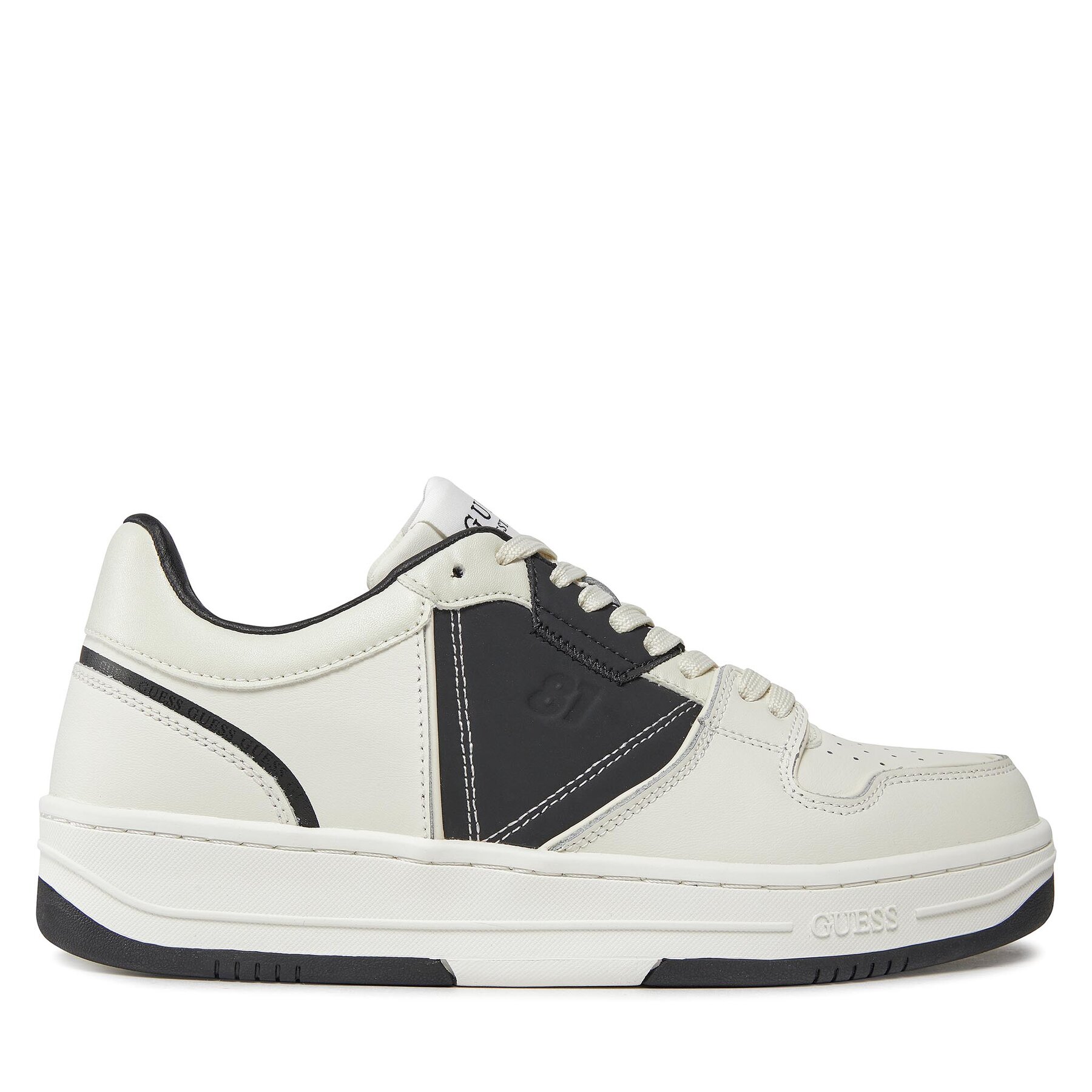 Sneakers Guess Ancona Low FMPANC LEA12 Weiß von Guess