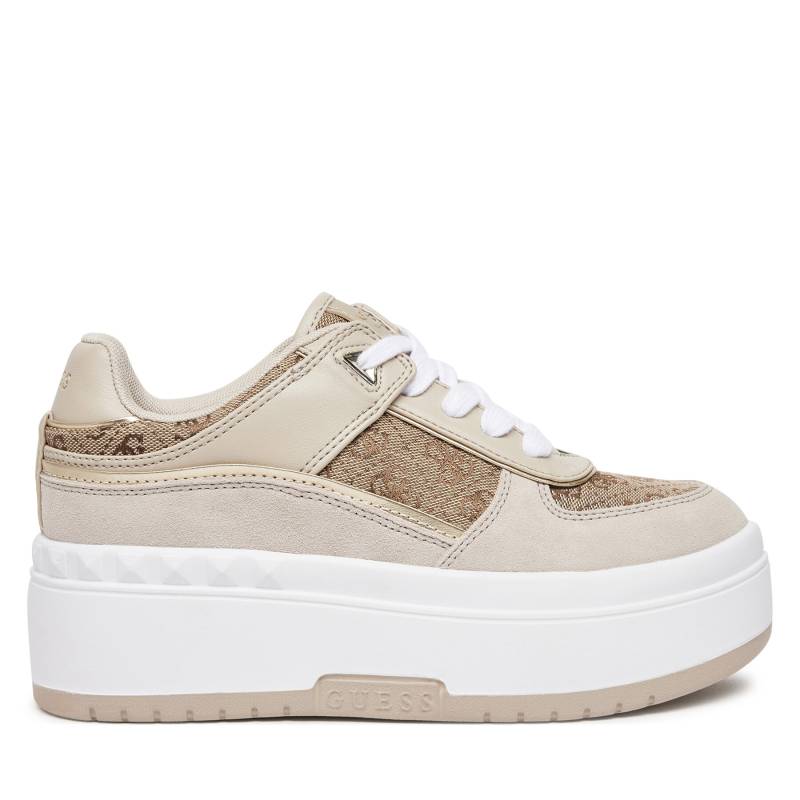 Sneakers Guess FLPR2D FAL12 Beige von Guess