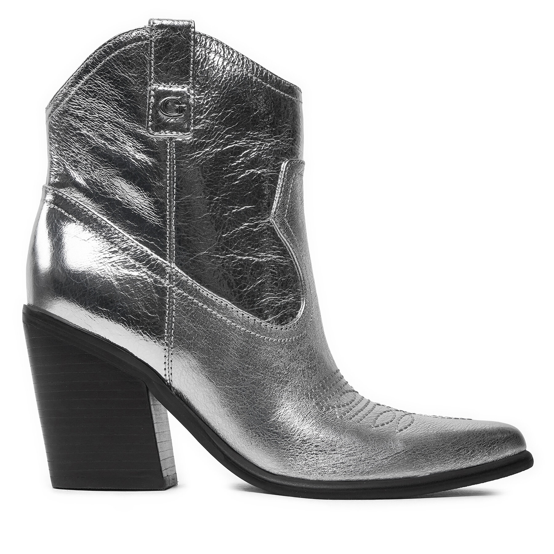 Cowboystiefel Guess Jalella FLTJAL LEL10 Silberfarben von Guess