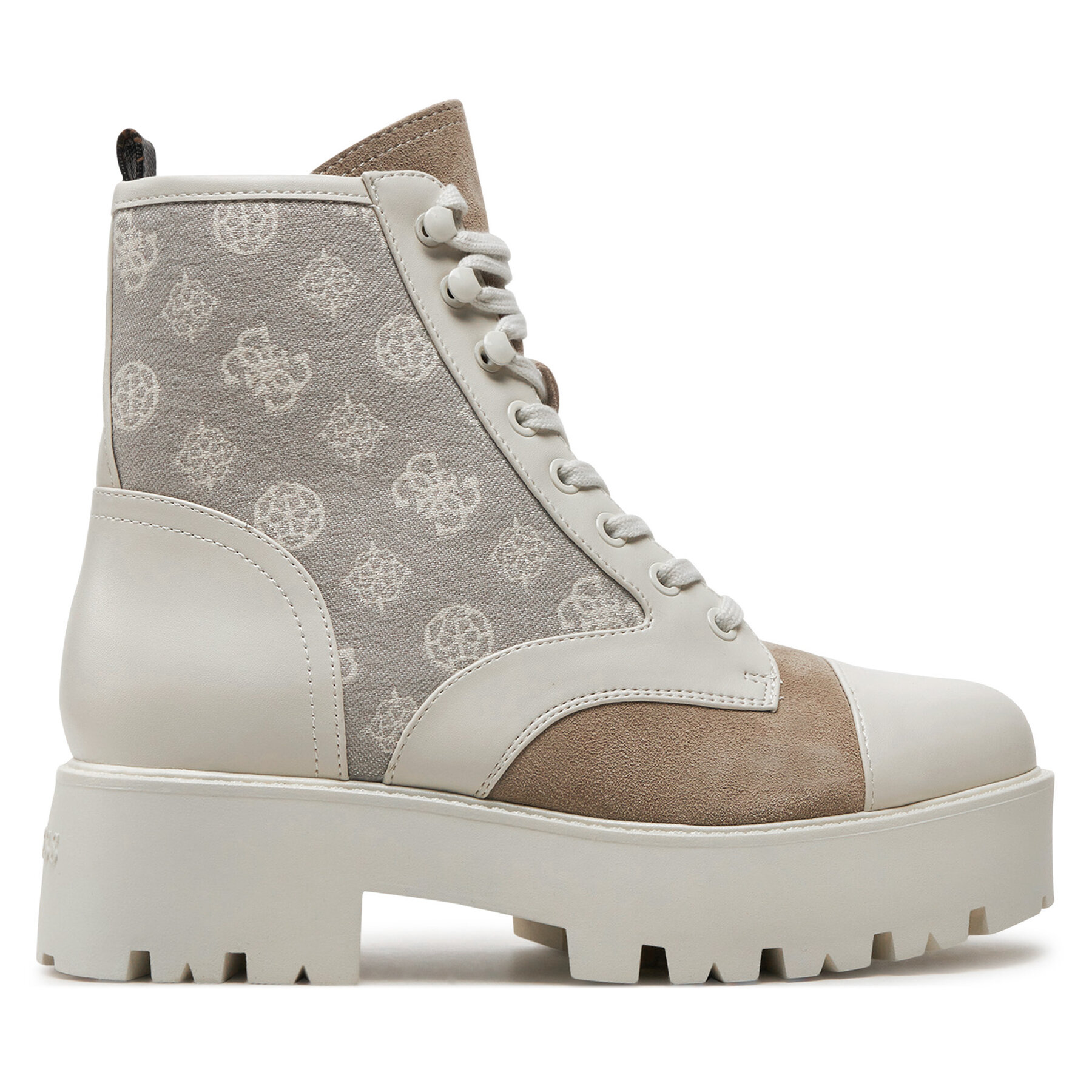 Stiefeletten Guess Vaina2 FLTSL2 ELE10 Écru von Guess