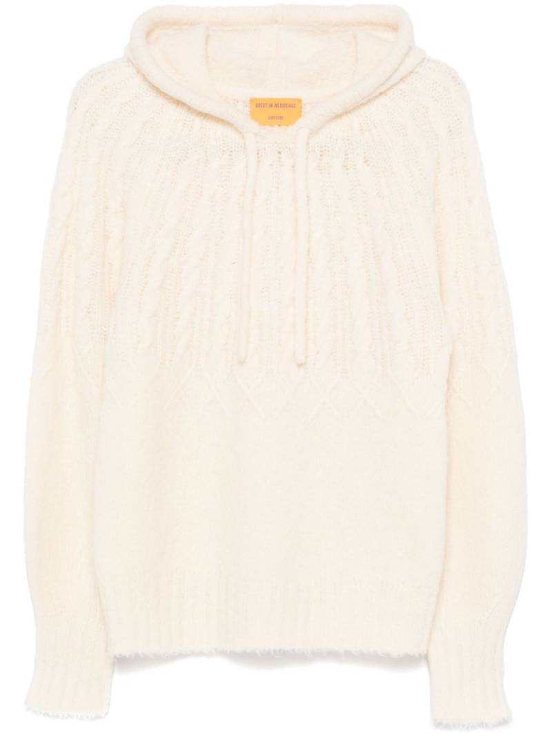 Guest In Residence Cloud knitted hoodie - Neutrals von Guest In Residence