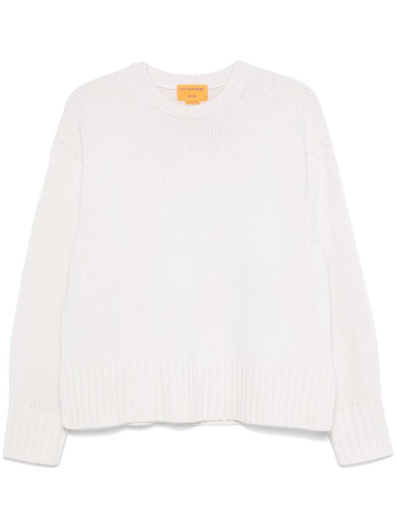 Guest In Residence Cozy sweater - White von Guest In Residence