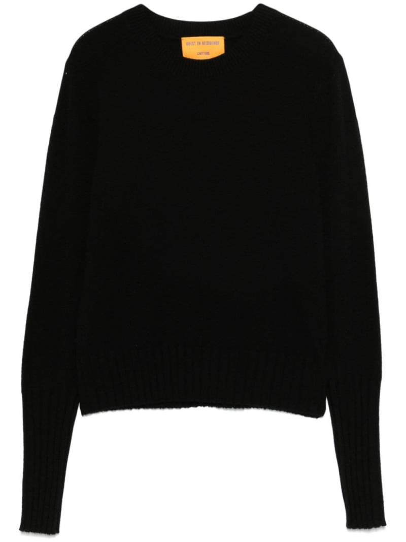 Guest In Residence Shrunken sweater - Black von Guest In Residence