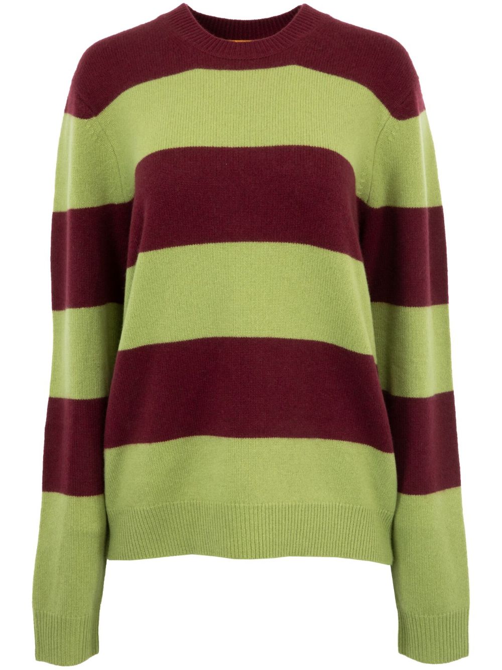 Guest In Residence Stripe Crew jumper - Green von Guest In Residence