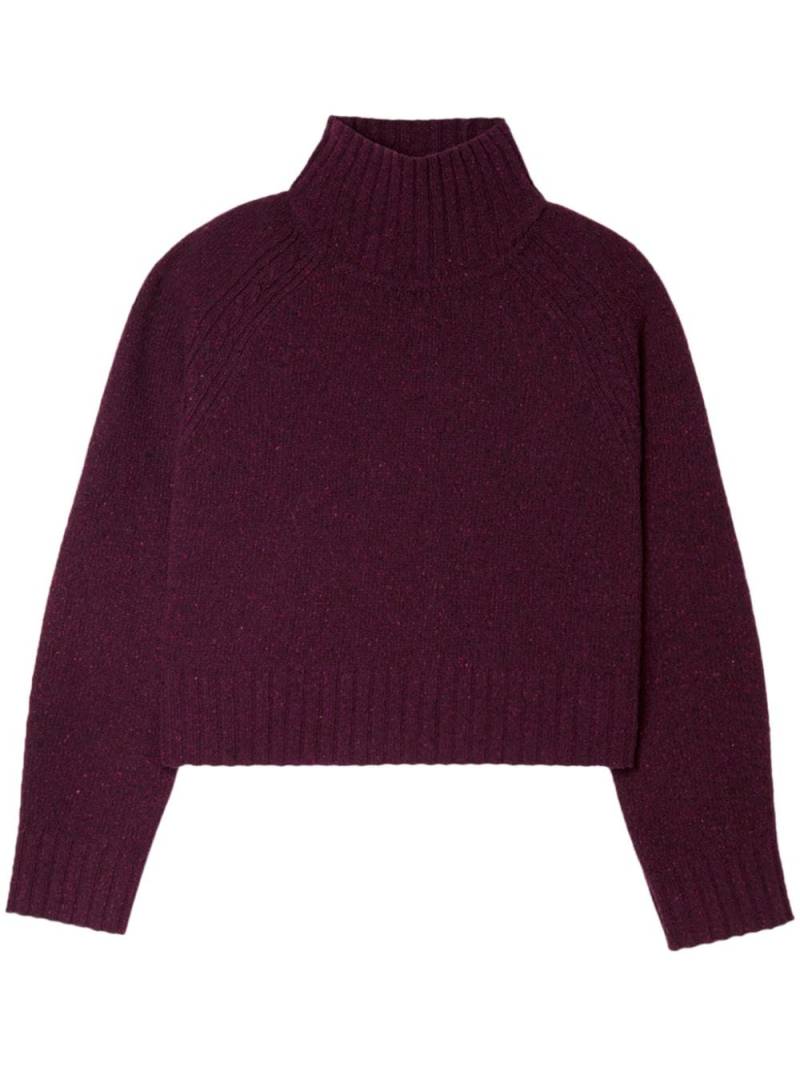 Guest In Residence cropped sweater - Purple von Guest In Residence