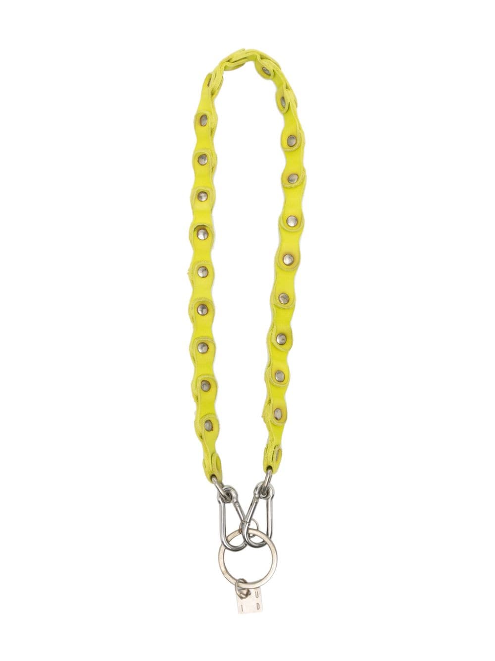 Guidi Leather Keychain - Yellow von Guidi