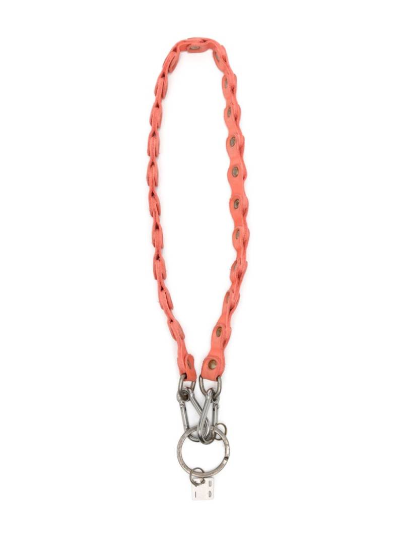 Guidi Leather Keyring - Pink von Guidi