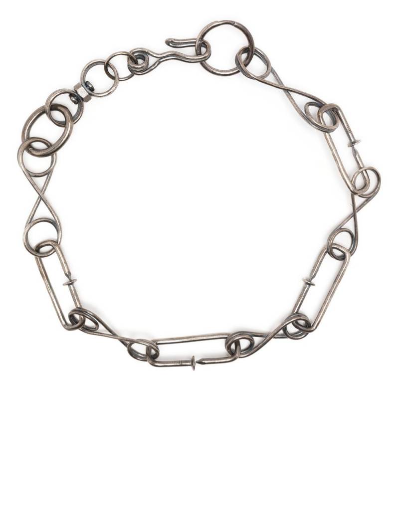 Guidi chain-link sterling-silver necklace von Guidi