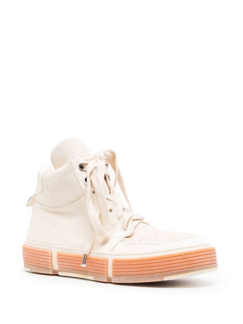 Guidi flatform sole hi-top sneakers - Neutrals von Guidi