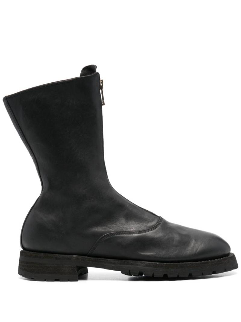 Guidi leather ankle boots - Black von Guidi