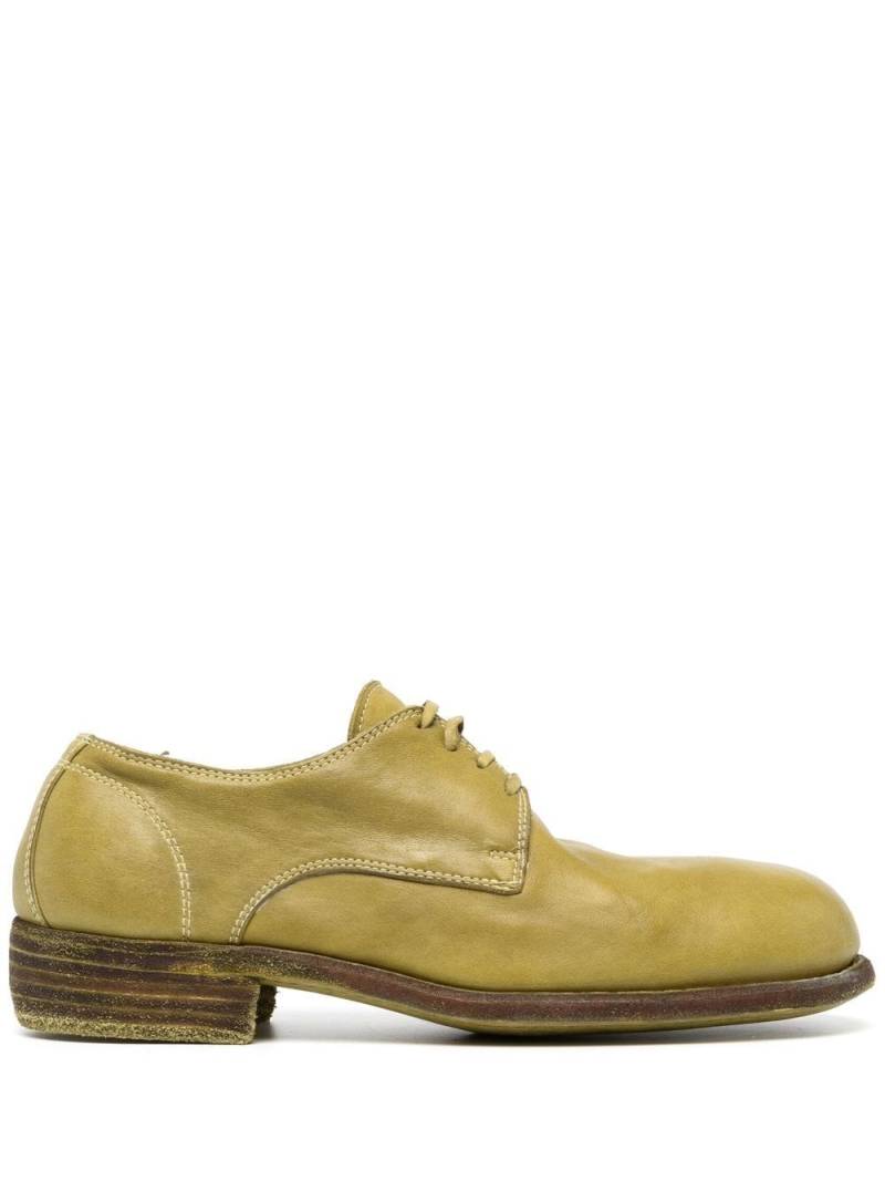 Guidi leather derby shoes - Green von Guidi