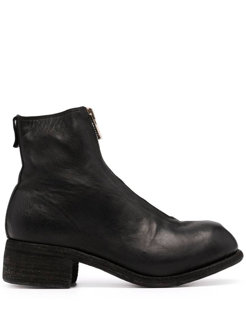 Guidi zip-up ankle boots - Black von Guidi