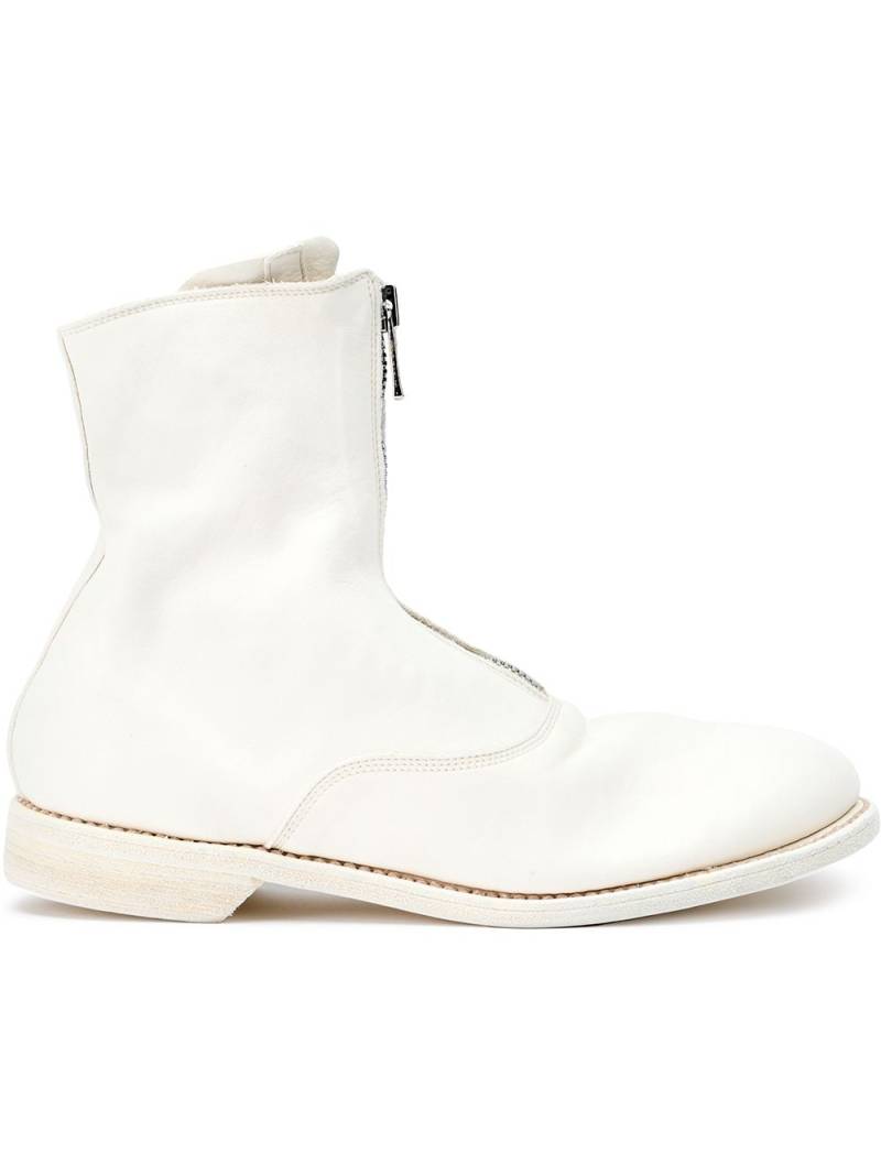 Guidi zipped ankle boots - White von Guidi